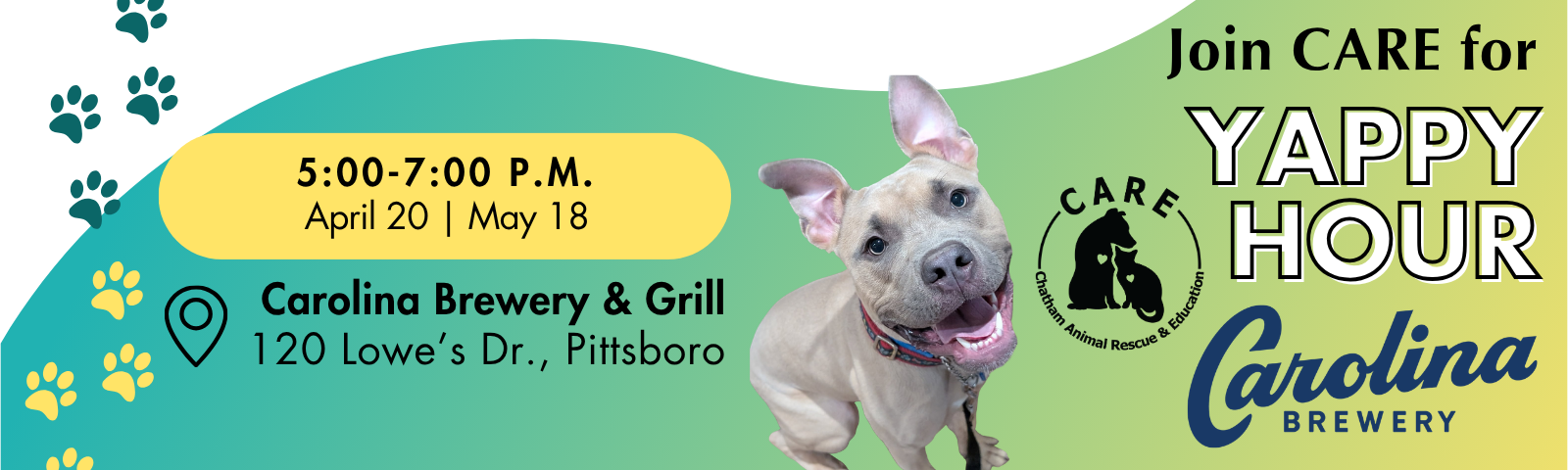 Yappy 2026 April May website banner